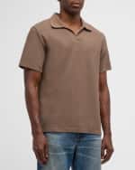 Image 3 of 6: FRAME Men's Jacquard Polo Shirt