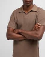 Image 4 of 6: FRAME Men's Jacquard Polo Shirt