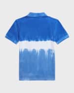 Image 2 of 4: Ralph Lauren Childrenswear Boy's Tie Dye-Print Polo Shirt, Size 2-7