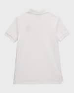 Image 2 of 6: Ralph Lauren Childrenswear Boy's Mesh Polo Shirt Embroidered W/ Polo Bear, Size 2-7