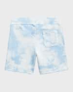 Image 2 of 4: Ralph Lauren Childrenswear Boy's Tie-Dye Printed Shorts, Size 2-7