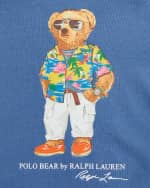 Image 4 of 4: Ralph Lauren Childrenswear Boy's Colorblocked Polo Bear T-Shirt, Size 2-7