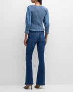 Image 4 of 6: Veronica Beard Assyia Smocked Top