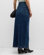 Image 4 of 6: PAIGE Angela Denim Maxi Skirt