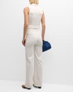 Image 3 of 6: PAIGE Sasha Sleeveless Denim Jumpsuit