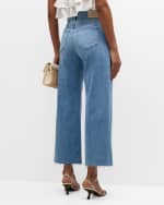 Image 4 of 6: PAIGE Anessa Jeans with Inset Patch Pockets and Raw Hem