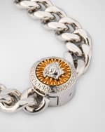 Image 4 of 5: Versace Men's Metal Medusa Chain Bracelet