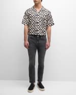 Image 2 of 6: FRAME Men's L'Homme Slim Denim Jeans