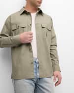 Image 4 of 6: FRAME Men's 2-Pocket Military Overshirt