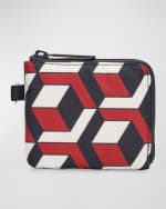 Image 1 of 3: Libertine x LeSportSac Geometric-Print Zip Wallet