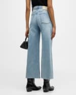 Image 4 of 6: Rag & Bone Sofie Wide-Leg Ankle Jeans