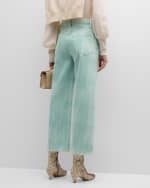 Image 4 of 6: FRAME Le Jane Wide Crop Jeans