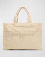 Image 1 of 6: Givenchy Men's Medium G-Tote Bag in 4G Cotton Toweling