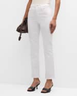 Image 2 of 6: L'Agence Tati High-Rise Cropped Micro Bootcut Jeans