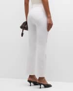 Image 4 of 6: L'Agence Tati High-Rise Cropped Micro Bootcut Jeans