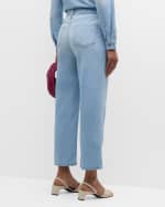 Image 4 of 6: L'Agence June Ultra High-Rise Crop Stovepipe Jeans