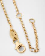 Image 3 of 5: Roberto Coin 18K Yellow Gold Diamond Bezel Necklace