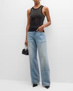 Image 2 of 6: Des Phemmes Embellished Tank Top