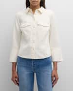 Image 3 of 6: Veronica Beard Tivi Denim Shirt