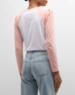 Image 5 of 6: Veronica Beard Mason Baseball Tee