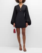 Image 2 of 6: Acler Theodore Long-Sleeve Mini Dress