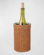 Image 1 of 2: Mikasa Faux Leather Stitched Wine Chiller