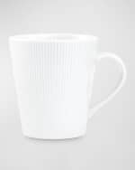 Image 1 of 2: PILLIVUYT Eventail 9 oz Mugs, Set of 4