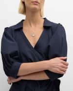 Image 5 of 5: Roberto Coin 18K White Gold Pickleball Necklace with Diamonds