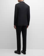Image 5 of 6: Brioni Men's Tonal Stripe Stretch Wool Suit
