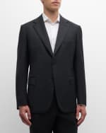 Image 3 of 6: Brioni Men's Tonal Stripe Stretch Wool Suit