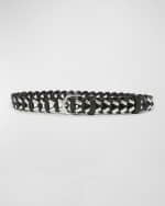 Image 1 of 2: Isabel Marant Cetju Leather & Metal Belt