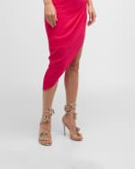 Image 2 of 6: Rene Caovilla Floraine Crystal Flowers Ankle-Wrap Sandals