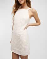 Image 5 of 5: Veronica Beard Xochi Tweed Mini Dress
