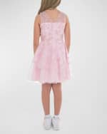 Image 2 of 4: Zoe Girl's Kris Sequin Trim Dress, Size 7-16