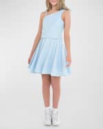 Image 1 of 3: Zoe Girl's Aneesa Iridescent Dress, Size 7-16