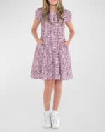 Image 1 of 3: Zoe Girl's Tweed Dress W/ Pockets, Size 7-16