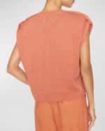Image 2 of 3: Brochu Walker Frances Sleeveless V-Neck Sweater Top