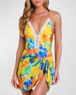 Image 4 of 4: Sunshine 79 Summertime Vibes Short Pareo Coverup