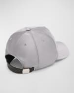 Image 2 of 2: Alexander McQueen Men's Stacked Logo Baseball Cap