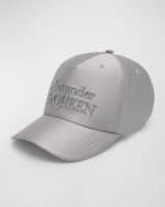 Image 1 of 2: Alexander McQueen Men's Stacked Logo Baseball Cap