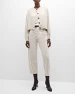 Image 2 of 6: Vanessa Bruno Douve Speckled Wool Cardigan