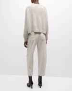 Image 4 of 6: Vanessa Bruno Douve Speckled Wool Cardigan