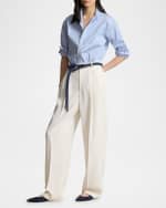 Image 2 of 5: Polo Ralph Lauren Striped Long-Sleeve Cotton Blouse