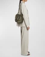 Image 2 of 6: Loewe x Paula’s Ibiza Flamenco Bucket Bag in Napa Leather with Chain