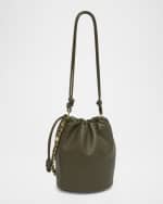 Image 4 of 6: Loewe x Paula’s Ibiza Flamenco Bucket Bag in Napa Leather with Chain