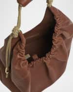 Image 4 of 5: Loewe x Paula’s Ibiza Squeeze XL Shoulder Bag in Leather