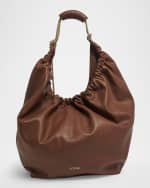 Image 1 of 5: Loewe x Paula’s Ibiza Squeeze XL Shoulder Bag in Leather