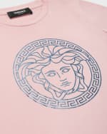 Image 3 of 5: Versace Girl's Medusa Graphic T-Shirt, Size 4-6