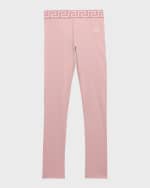 Image 1 of 3: Versace Girl's Greca Border Active Leggings, Size 8-14