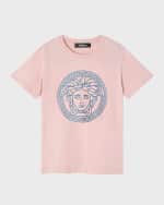 Image 1 of 3: Versace Girl's Medusa Graphic T-Shirt, Size 8-14
